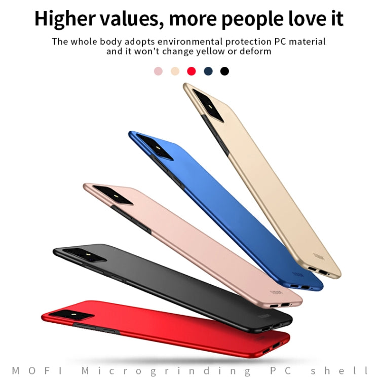 For Galaxy S20+ MOFI Frosted PC Ultra-thin Hard Case(Red)
