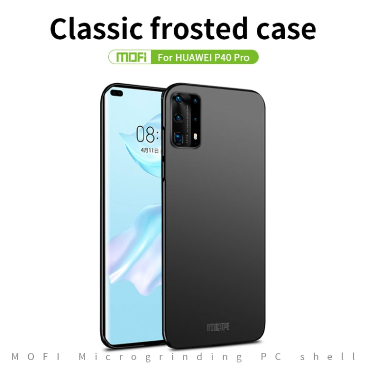 For Huawei P40 Pro MOFI Frosted PC Ultra-thin Hard Case(Gold)