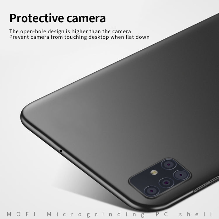 For Galaxy A71 MOFI Frosted PC Ultra-thin Hard Case(Blue)