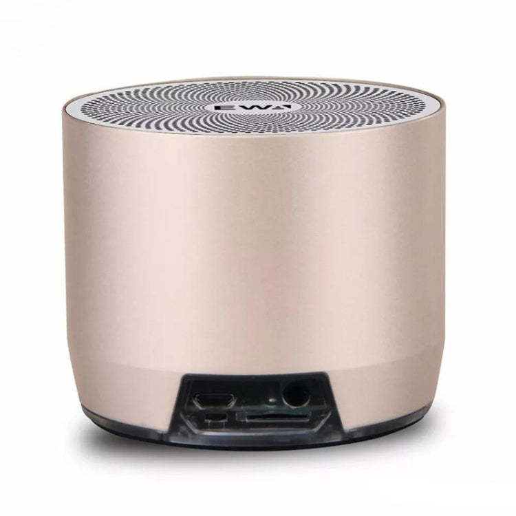 EWA A3 Mini Speakers 8W 3D Stereo Music Surround Wireless Bluetooth Speakers Portable Sound Bass Support TF Cards USB(Gold)