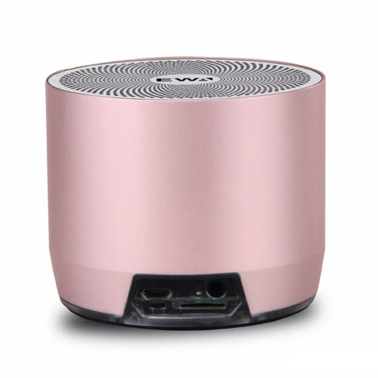 EWA A3 Mini Speakers 8W 3D Stereo Music Surround Wireless Bluetooth Speakers Portable Sound Bass Support TF Cards USB(Rose Gold)