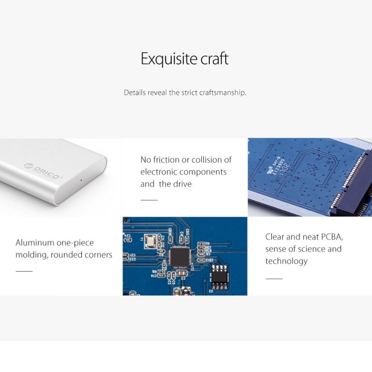 ORICO MSG-U3 Mini MSATA SSD Enclosure