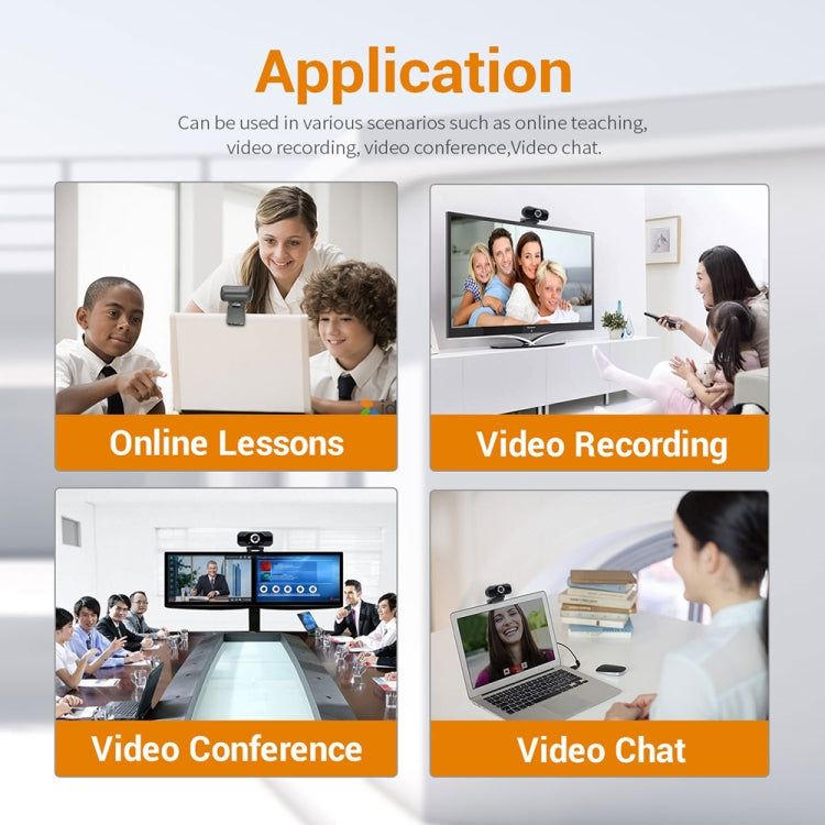 HD 1080P Webcam Built-in Microphone Smart Web Camera USB Streaming Beauty Live Camera for Computer Android TV - HD Camera by PMC Jewellery | Online Shopping South Africa | PMC Jewellery | Buy Now Pay Later Mobicred