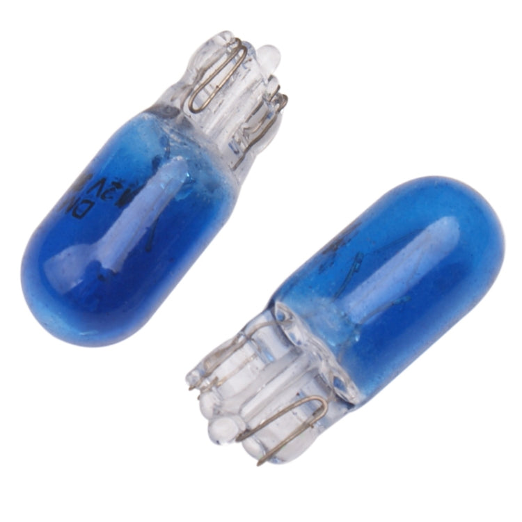 5pcs T10 12v 5w car instrument light reading light(blue)