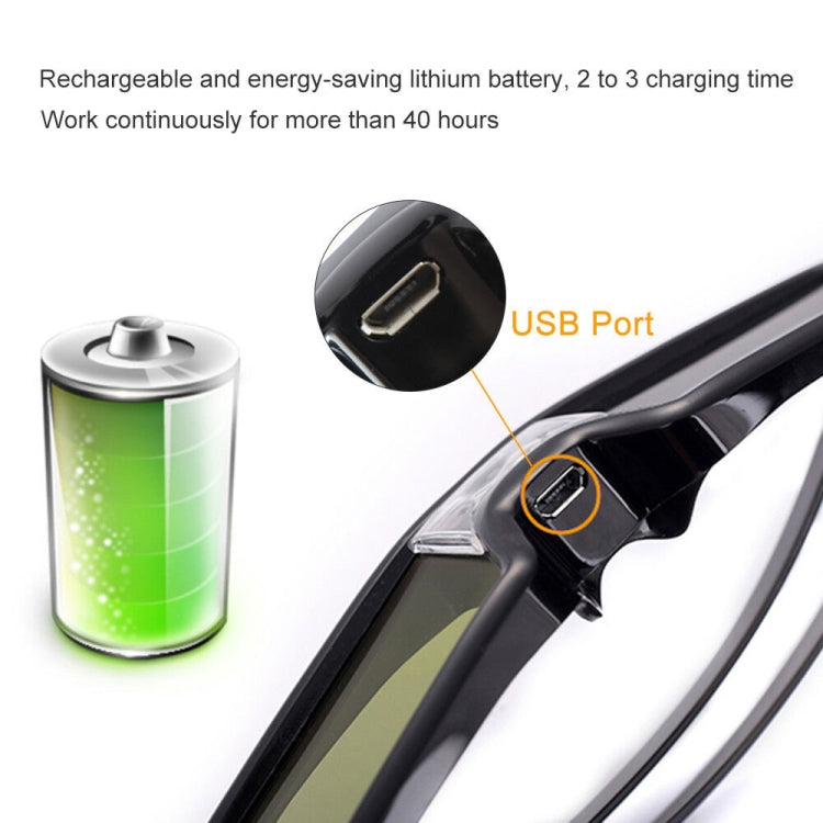 3D DLP-Link active glasses eyewear for BenQ Z4/H1/G1/P1 LG,NUTS,Acer,Optoma DLP-LINK projectors - free shipping - PMC Jewellery - Order now!