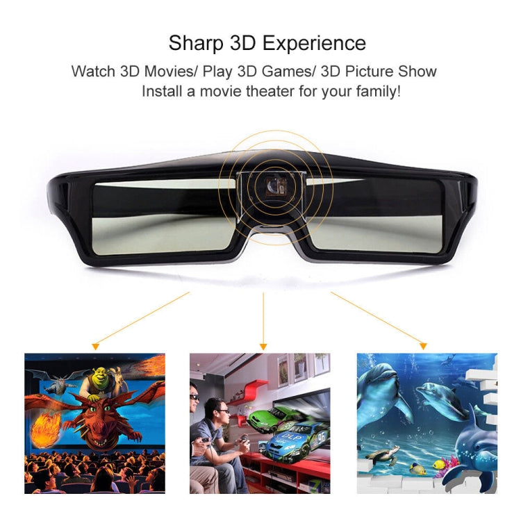 3D DLP-Link active glasses eyewear for BenQ Z4/H1/G1/P1 LG,NUTS,Acer,Optoma DLP-LINK projectors - free shipping - PMC Jewellery - Order now!