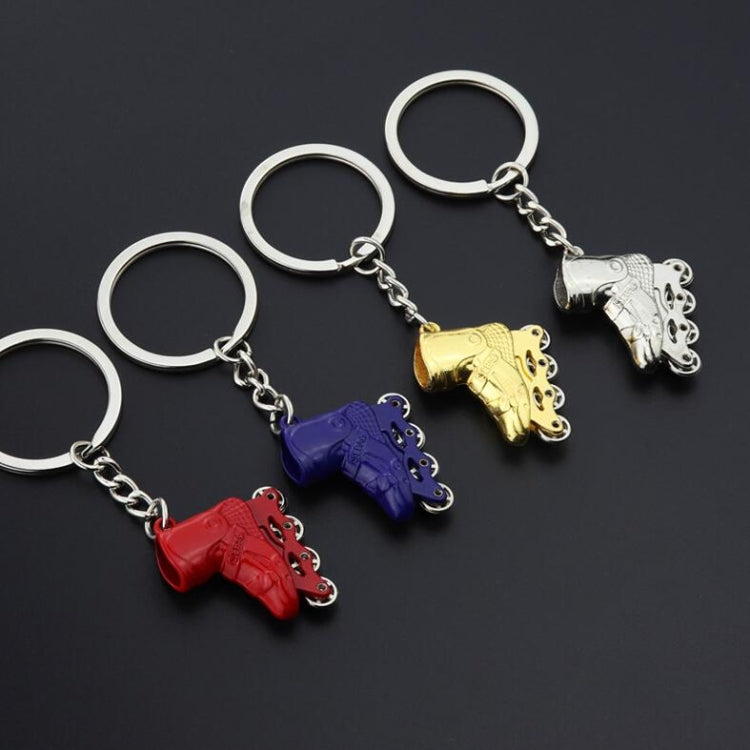 Creative Simulation Skates Keychain Personalized Pendant Gift(Gold) - Key Rings by PMC TechLife | Online Shopping South Africa | PMC TechLife