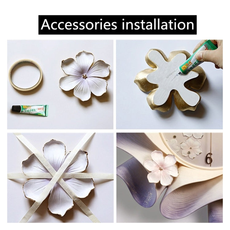 Creative Wall Clock Pure Hand-painted Wall Clock(Gold) - Wall Clock by PMc TechLife | Online Shopping South Africa | PMc TechLife | Buy Now Pay Later Mobicred