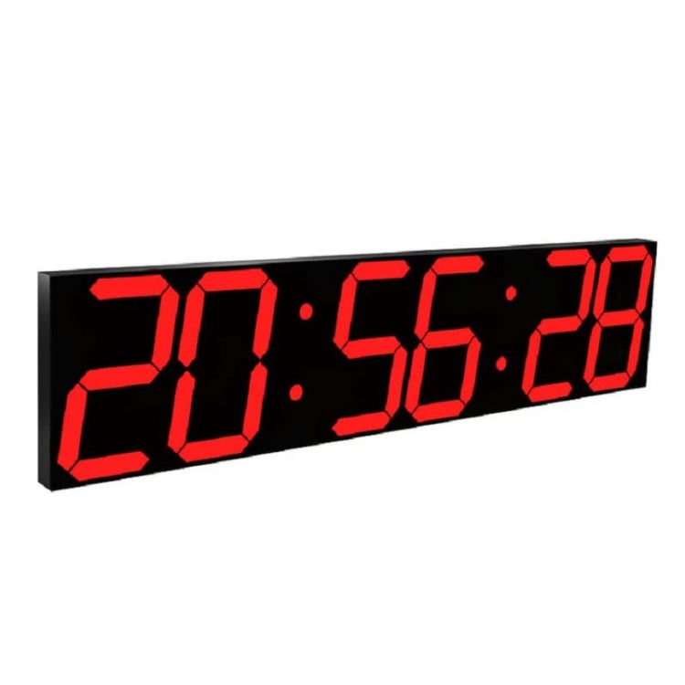 Multifunctional LED Wall Clock Creative Digital Clock, Style:Sealed Box Remote Control(Red Font) - free shipping - PMC Jewellery - Order now!