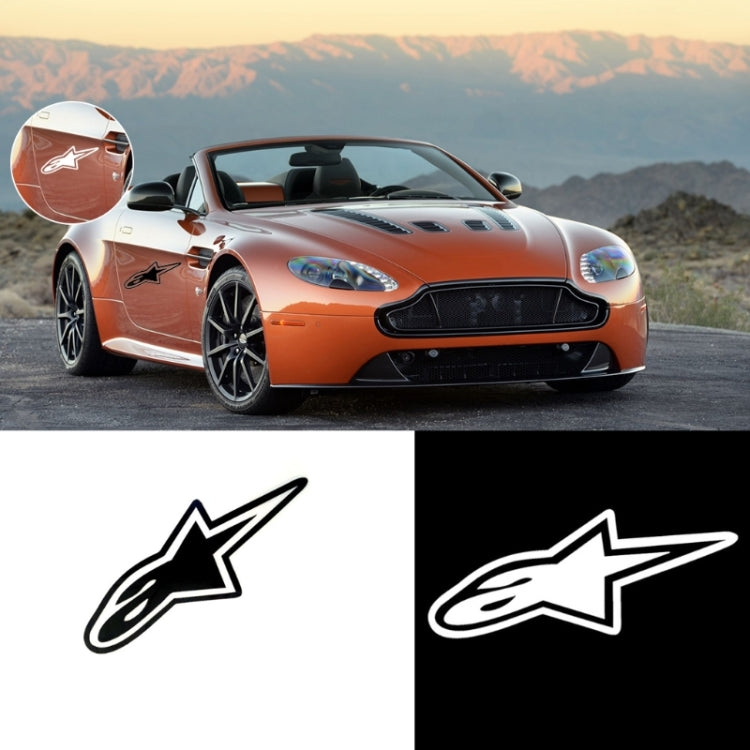 10 PCS Alpine Star Car Sticker Motorcycle Car Decoration, Size: 18x7.6cm - Decorative Sticker by PMC TechLife | Online Shopping South Africa | PMC TechLife | Buy Now Pay Later Mobicred
