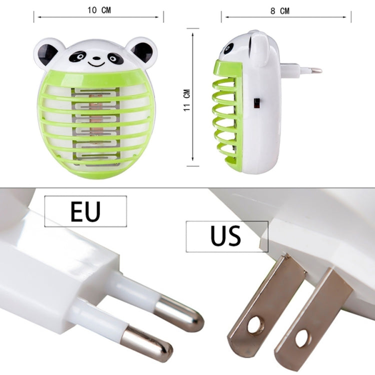 Cute Household Mosquito Killer Lamp LED Light Anti Mosquito Bug Zapper Insect Muggen Killer Night Light Colorful US Plug(Red)