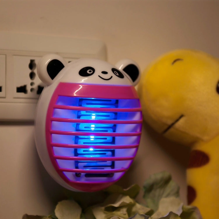Cute Household Mosquito Killer Lamp LED Light Anti Mosquito Bug Zapper Insect Muggen Killer Night Light Colorful US Plug(Red)