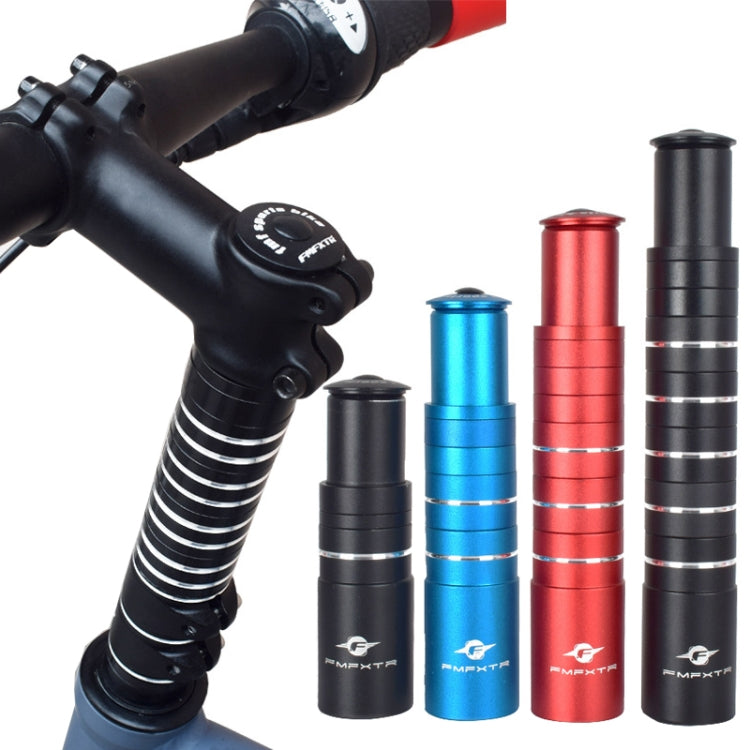FMFXTR Mountain Bike Handlebar Aluminum Alloy Height Increaser, Increase Height:8.5cm(Black)