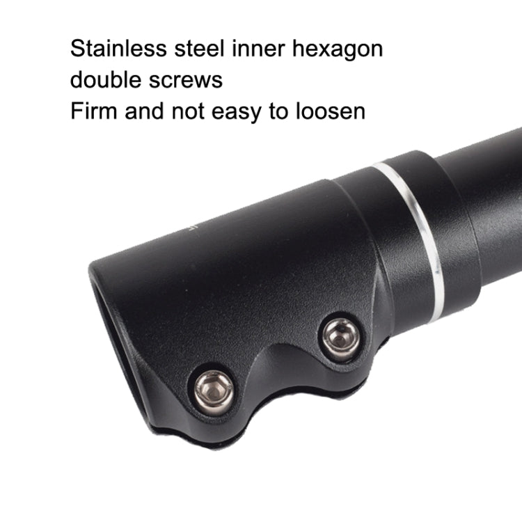 FMFXTR Mountain Bike Handlebar Aluminum Alloy Height Increaser, Increase Height:8.5cm(Black)