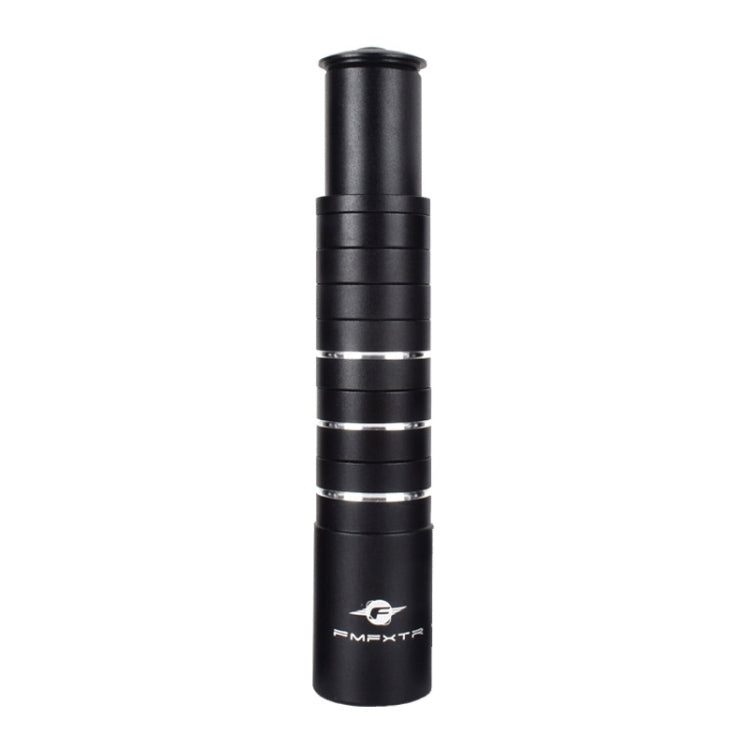 FMFXTR Mountain Bike Handlebar Aluminum Alloy Height Increaser, Increase Height:14.4cm(Black)