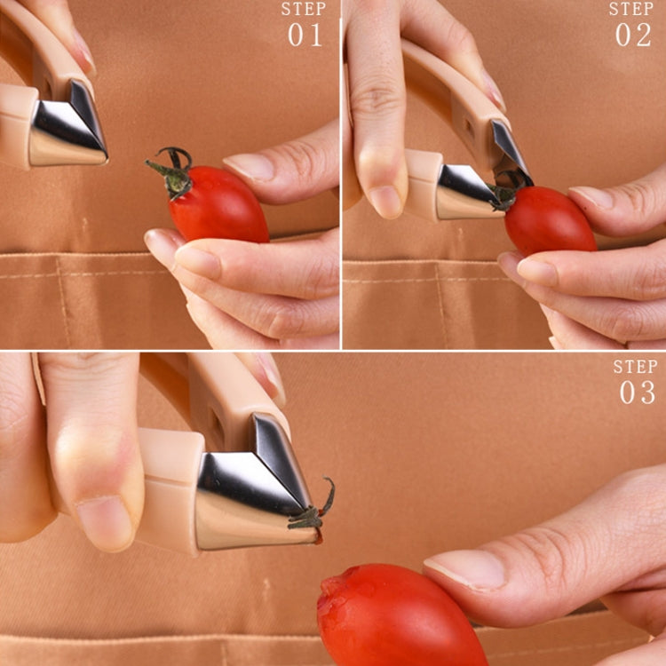 Pineapple Remover Clip Gadget Kitchen Tool Strawberry Shelling Machine(Orange) - Food Clips & Clips by PMC TechLife | Online Shopping South Africa | PMC TechLife