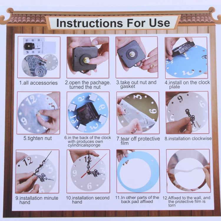 Butterfly Star 3D Acrylic Stereo Living Room Bedroom Decorating Mirror Wall Clock(Black)