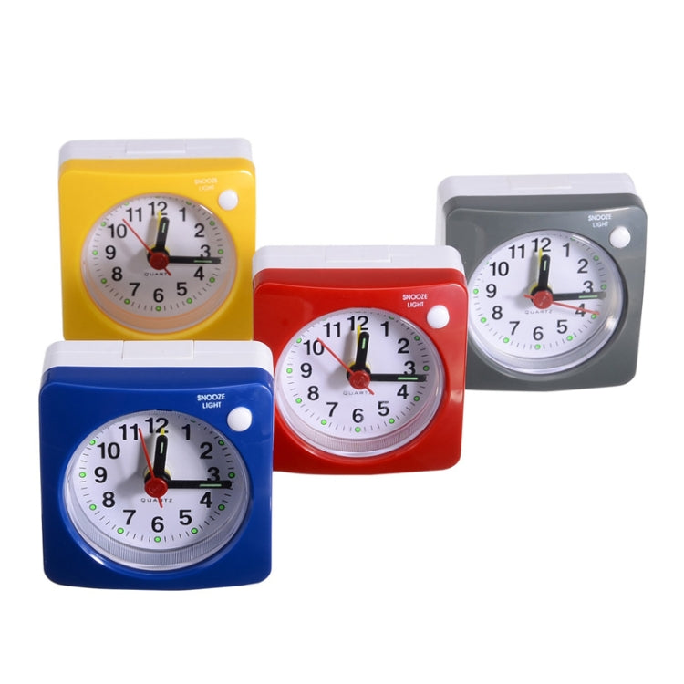 Bedside Mute Alarm Clock With Light & Snooze Function(Yellow)