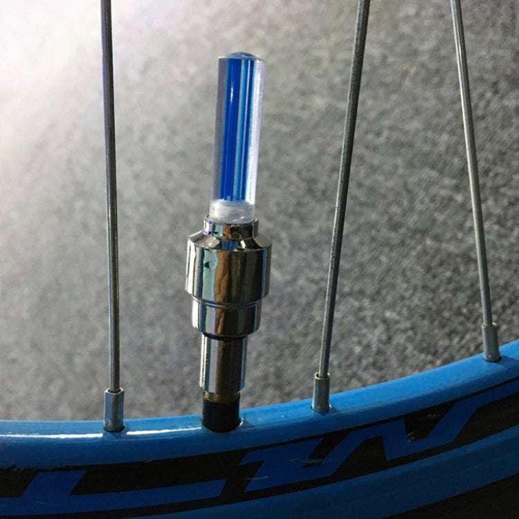 10 PCS LED Bicycle Lights Wheel Tire Valve Caps Bike Accessories Cycling Lantern Spokes Lamp(Red) - Decorative Lights by PMC Jewellery | Online Shopping South Africa | PMC Jewellery | Buy Now Pay Later Mobicred