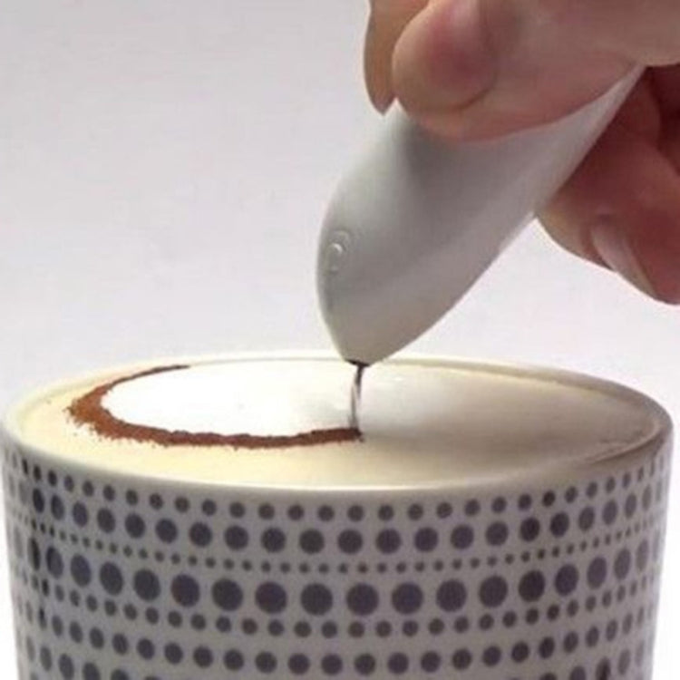 New Electric Latte Art Pen For Coffee Cake Pen For Spice Cake Decorating Pen Coffee Carving Pen Baking Pastry Tools(Yellow)