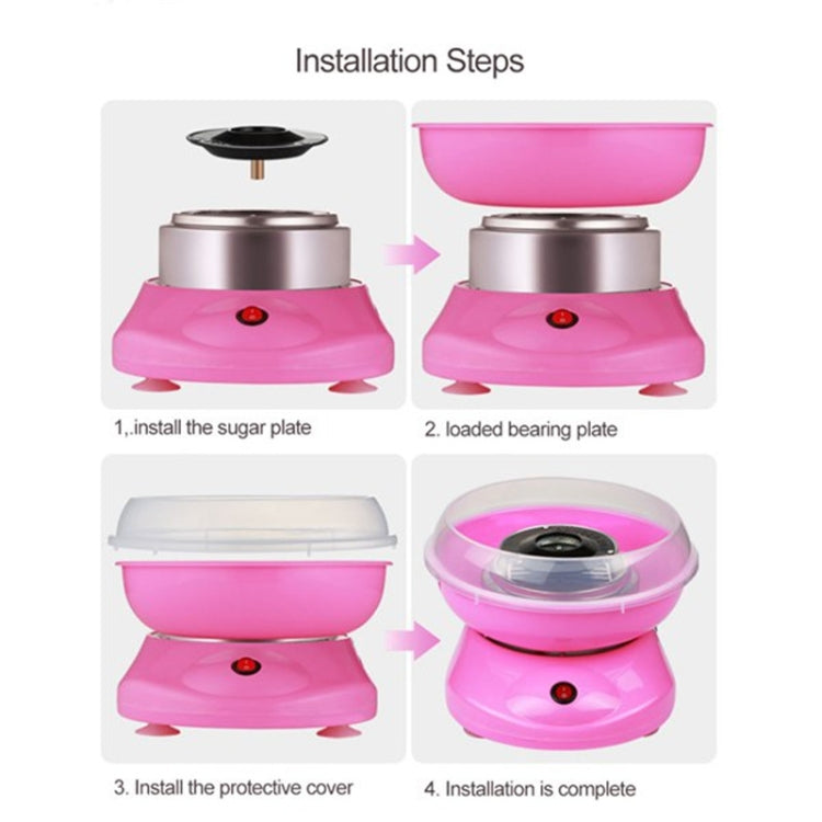 Electric Cotton Candy Machine, Plug:EU(Blue)