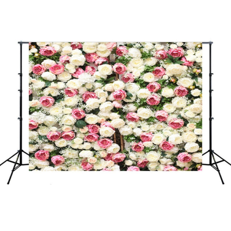 2.1m x 1.5m Flower Wall Simulation Rose Wedding Party Arrangement 3D Photography Background Cloth(H4) - free shipping - PMC Jewellery - Order now!