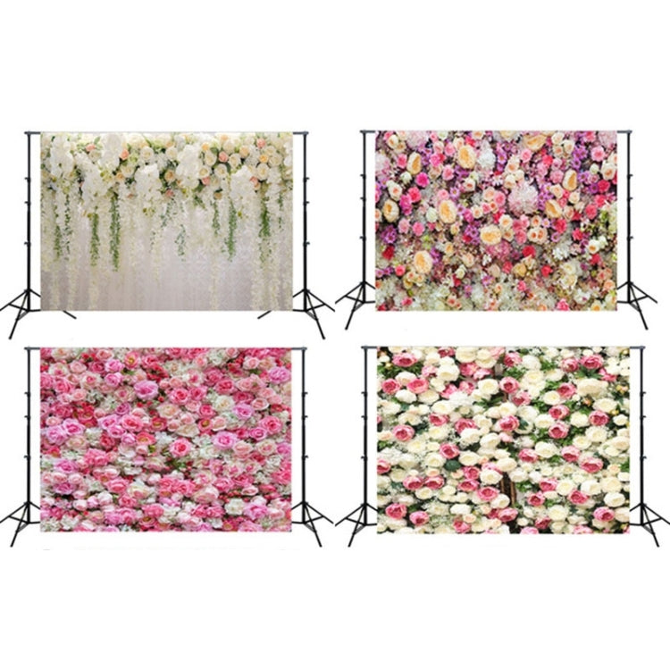 2.1m x 1.5m Flower Wall Simulation Rose Wedding Party Arrangement 3D Photography Background Cloth(H3) - free shipping - PMC Jewellery - Order now!