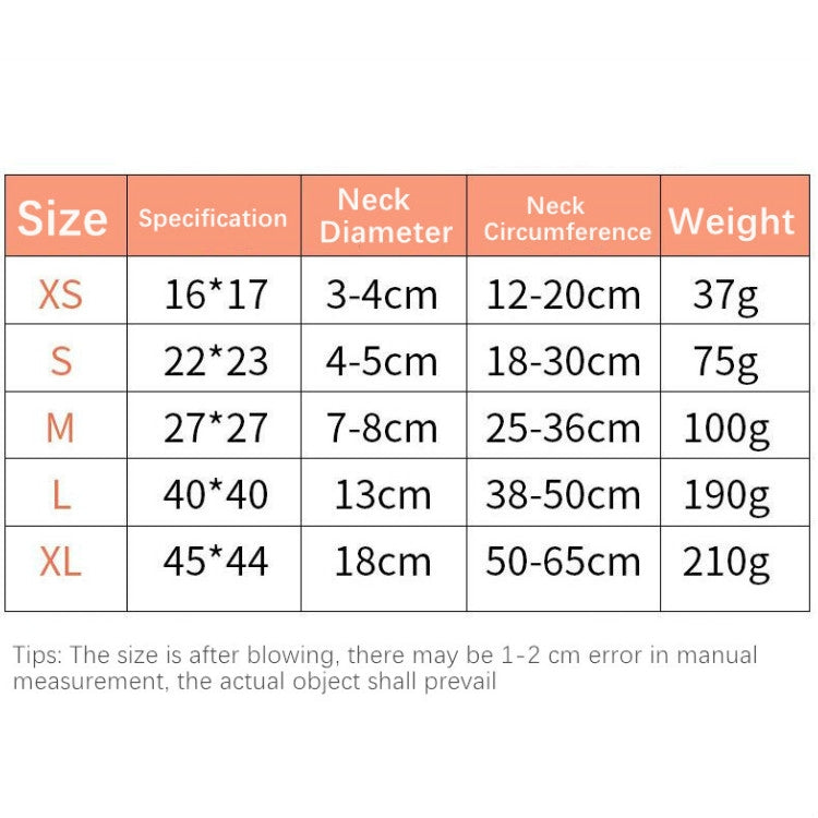 Dog Collar PVC Inflatable Pet Anti-snatch Collar, Size:M(Blue) - Collars by PMC TechLife | Online Shopping South Africa | PMC TechLife