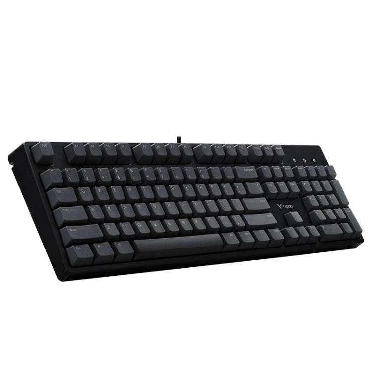 Rapoo V860 Desktop Wired Gaming Mechanical Keyboard, Specifications:104 Keys(Black Shaft)