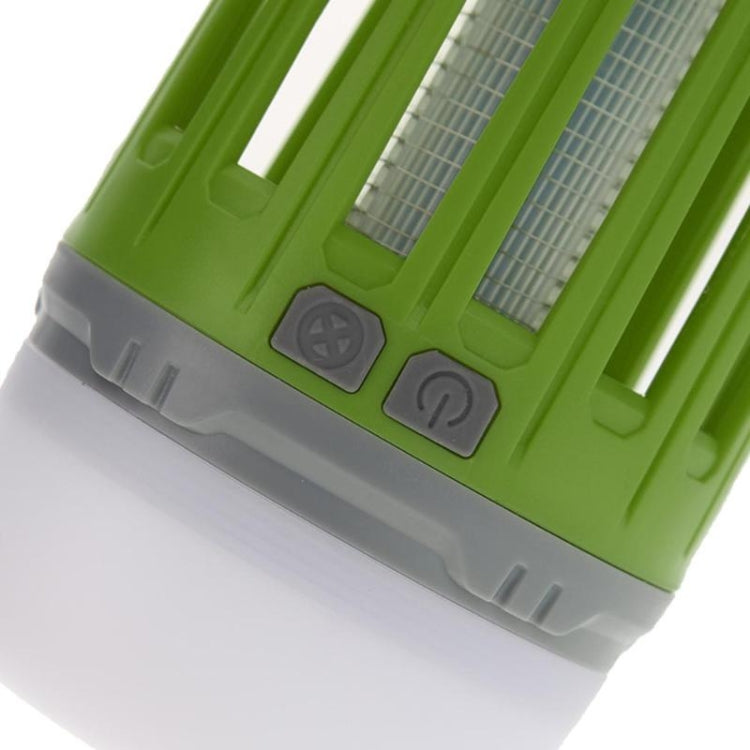Solar Power Mosquito Killer Outdoor Hanging Camping Anti-insect Insect Killer, Color:Green + Solar Panel