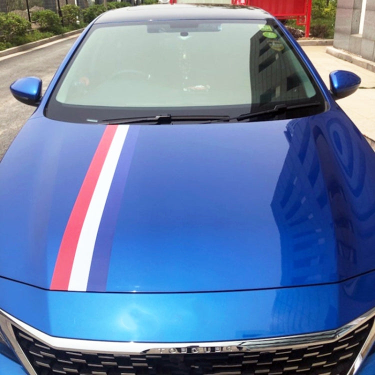Flag Striped Car Hood Vinyl Sticker Body Decal(france) - Decorative Sticker by PMC TechLife | Online Shopping South Africa | PMC TechLife | Buy Now Pay Later Mobicred