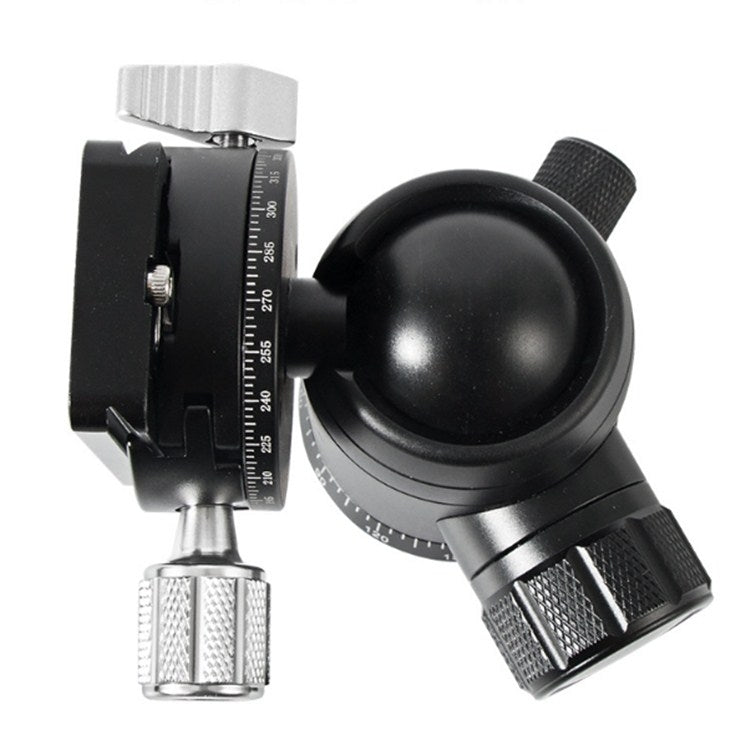 BEXIN 720 Degree Rotation Panoramic Aluminum Alloy Tripod Ball Head with Quick Release Plate