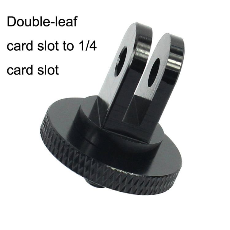 TELESIN Aluminum Alloy 1/4 Transfer Head Sports Camera Accessories For GoPro HERO11 Black / HERO9 Black / DJI Osmo Action 3 - Holder by PMC TechLife | Online Shopping South Africa | PMC TechLife | Buy Now Pay Later Mobicred