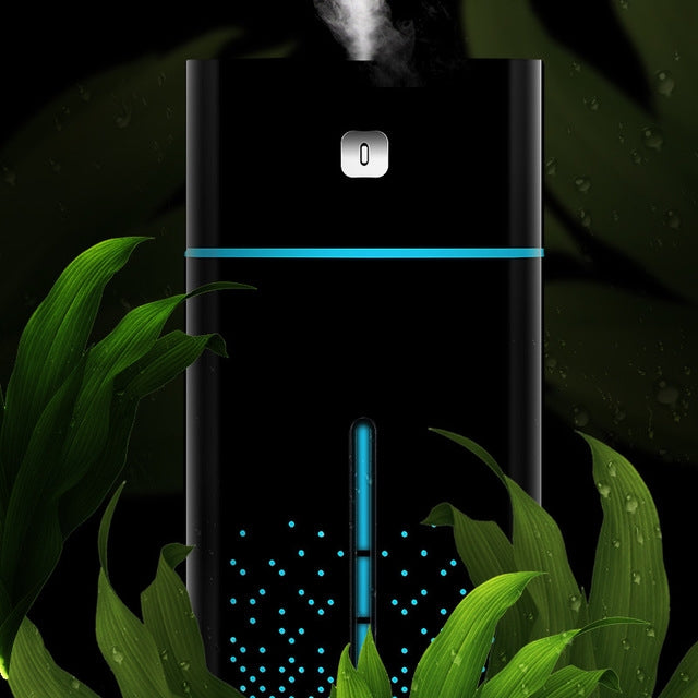 Ultrasonic Air Humidifier USB Essential Oil Aroma Diffuser LED Night Light Spray Mist Purifier, 1000ml(White) - free shipping - PMC TechLife - Order now!