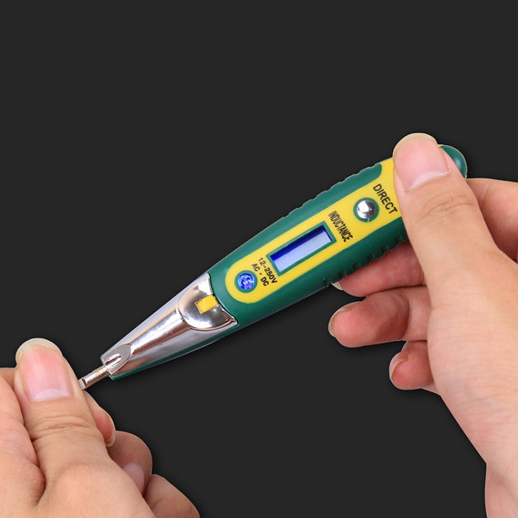High Precision Electrical Tester Pen Screwdriver 220V AC DC Outlet Circuit Voltage Detector Test Pen with Night Vision, Specification:Digital Display Pen (Card) - Voltage Detector by PMc TechLife | Online Shopping South Africa | PMc TechLife | Buy Now Pay Later Mobicred