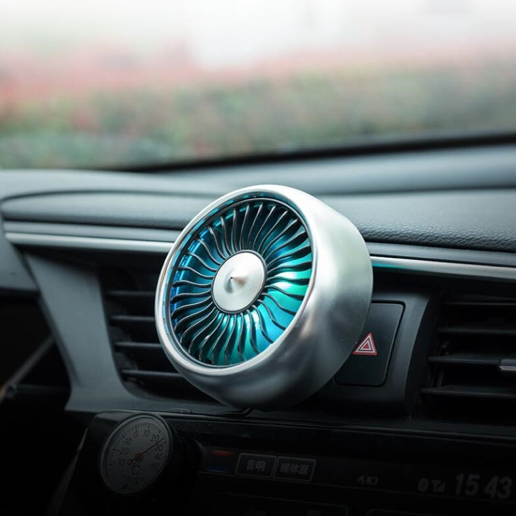 Automobile Multi-function Electric Fan Car Air Outlet USB Interface Mini Fan(Black) - Heating & Fans by PMC Jewellery | Online Shopping South Africa | PMC Jewellery | Buy Now Pay Later Mobicred