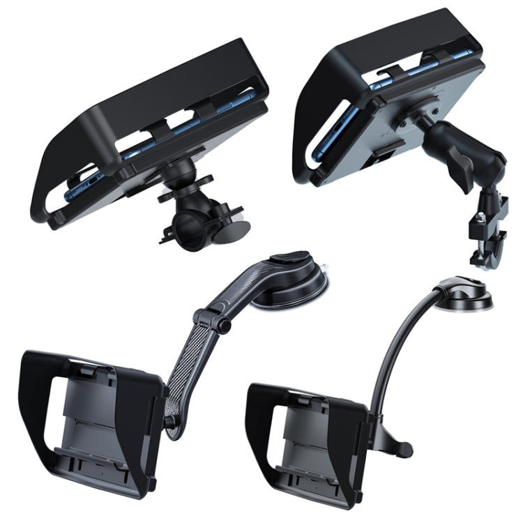 Off-road Car Sun Visor Mobile Phone Navigation Bracket, Style:Instrument Panel Hose Type