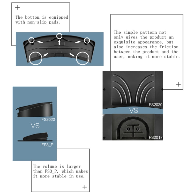FS2020TU CF Foot Switch Foot Pedal Keyboard Control Mouse Game Combo Pedal(Photoelectric Mute)