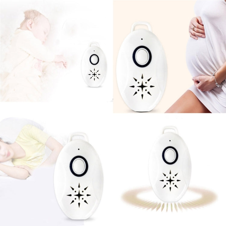 Mini Portable Outdoor Ultrasonic Repellent Anti-insect Anti-mouse for Camping Outdoor Activities(White)