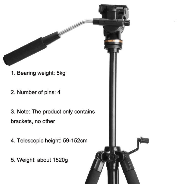 QingZhuangShiDai Q111S Aluminum Alloy Mobile Phone Camera Photography Tripod(Black) - free shipping - PMC Jewellery - Order now!