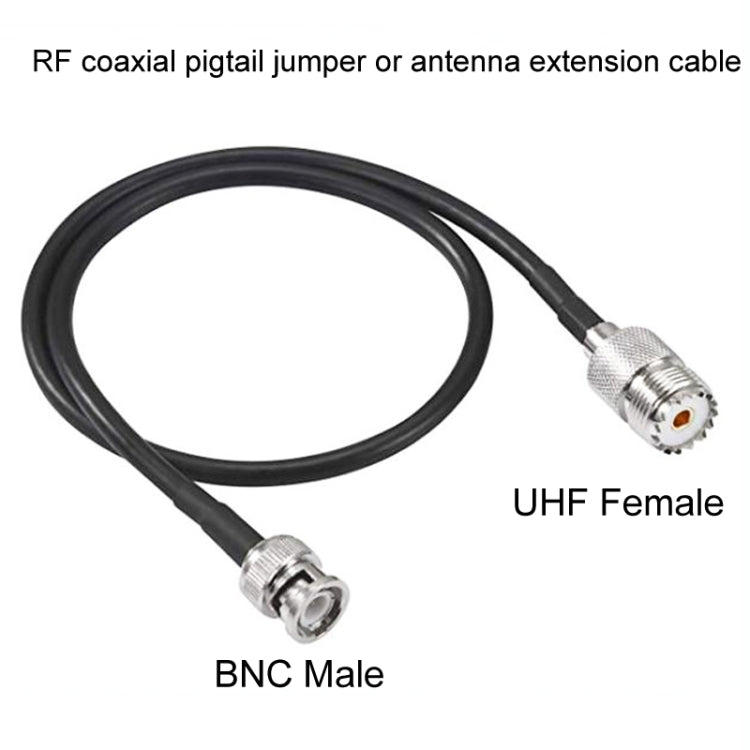 BNC Male To UHF Female RG58 Coaxial Adapter Cable, Cable Length:5m - Connectors by PMC TechLife | Online Shopping South Africa | PMC TechLife | Buy Now Pay Later Mobicred