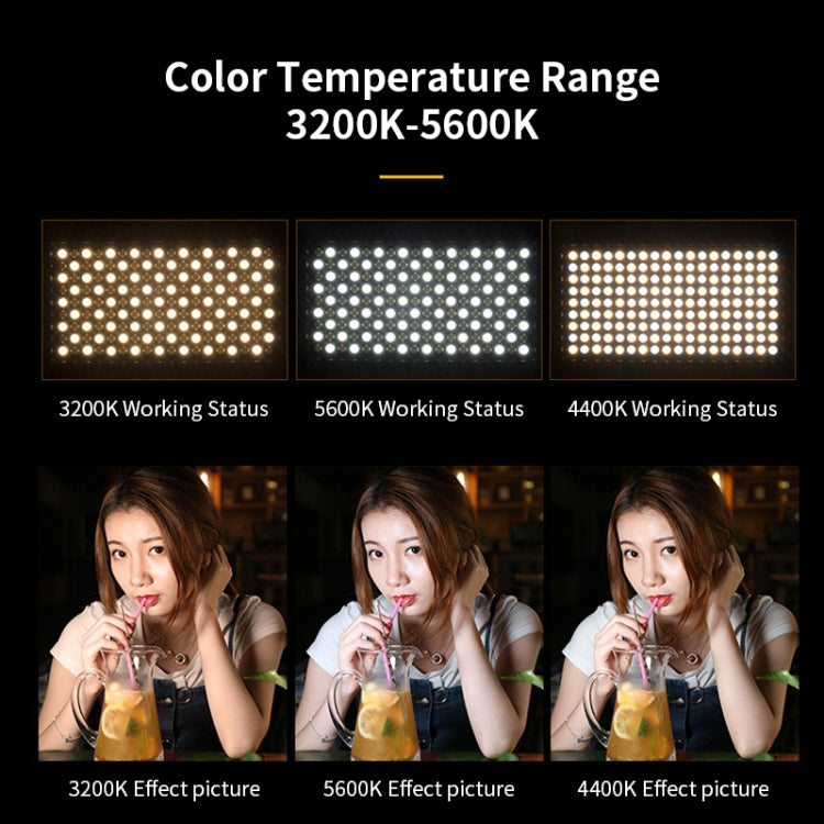 E900 55W 3000K-6500K Flat Panel Lights Live Broadcast Fill Light Regular Models