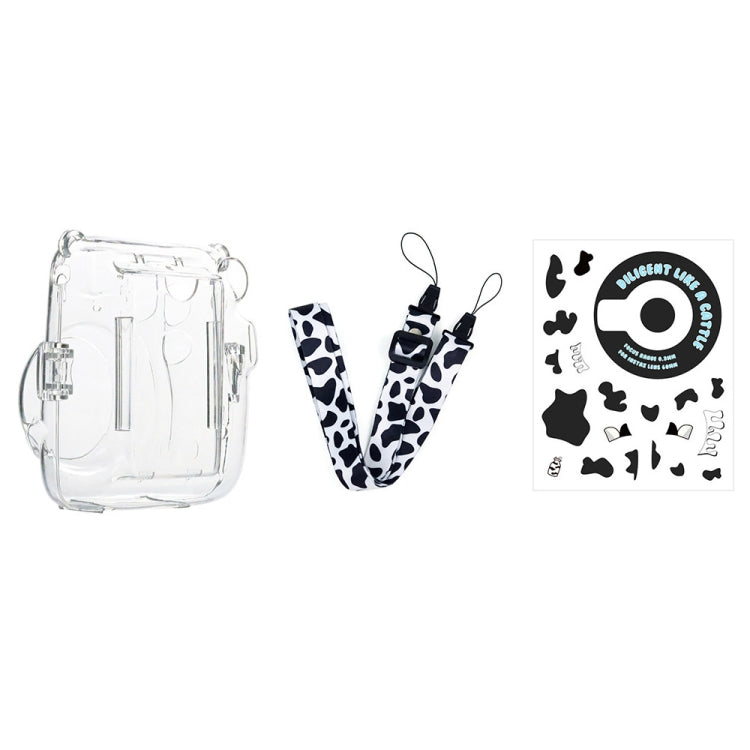 For Fujifilm Instax Mini 11 5sets Storage Case + Shoulder Strap + Sticker 3 In 1 Set(Set 7)