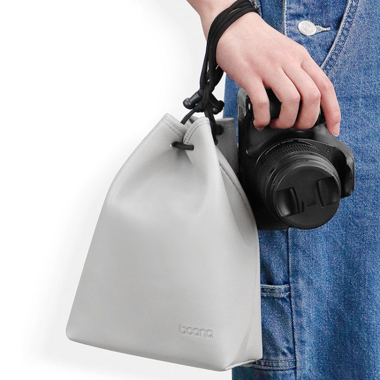 Baona Camera Bag Lens Drawstring Pouch, Size: Small(Gray) - free shipping - PMC TechLife - Order now!