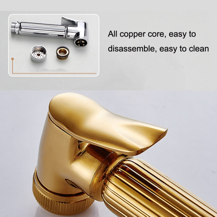 Multifunctional Wome Washers Pressure With Water Stop Woman Wash Nozzle Set, Colour:Antique