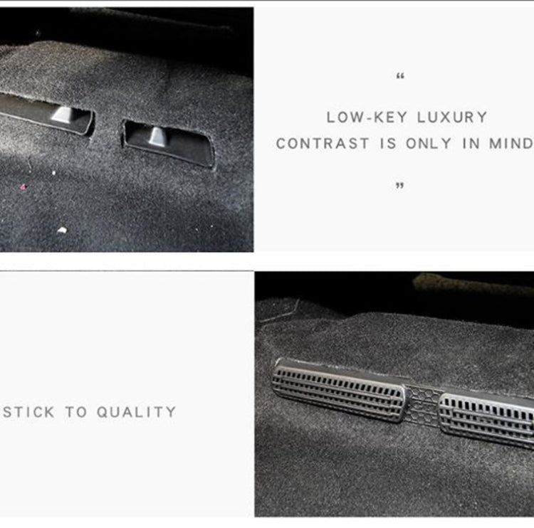 2 PCS Car Air Exhaust Cover Seat Air Outlet Protection Cover for Skoda, Style:Upgraded pair