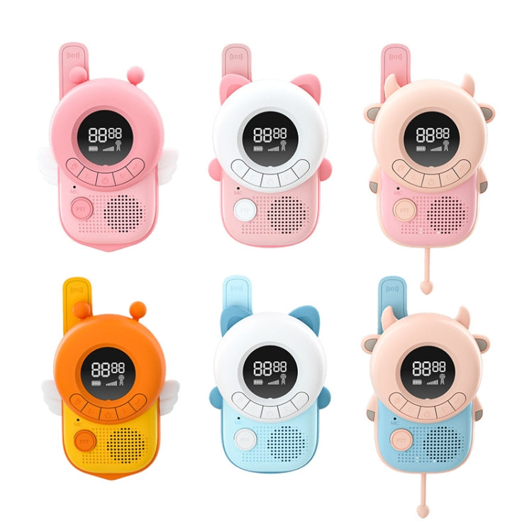 K22 Children Voice Transmission Walkie-Talkie Handheld Wireless Communication Outdoor Parent-Child Interactive Educational Toys, Style: Without Battery(Cat)