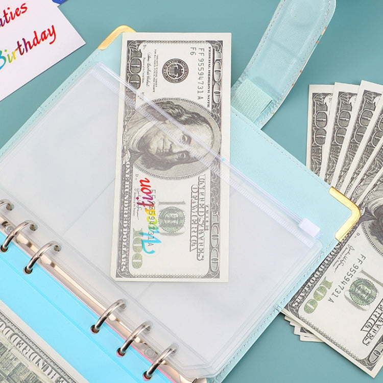 A6 Loose-leaf Notebook Budget Book Marbled Handbook,Style: Deluxe Model(Light Gray) - Notebooks by PMc TechLife | Online Shopping South Africa | PMc TechLife | Buy Now Pay Later Mobicred