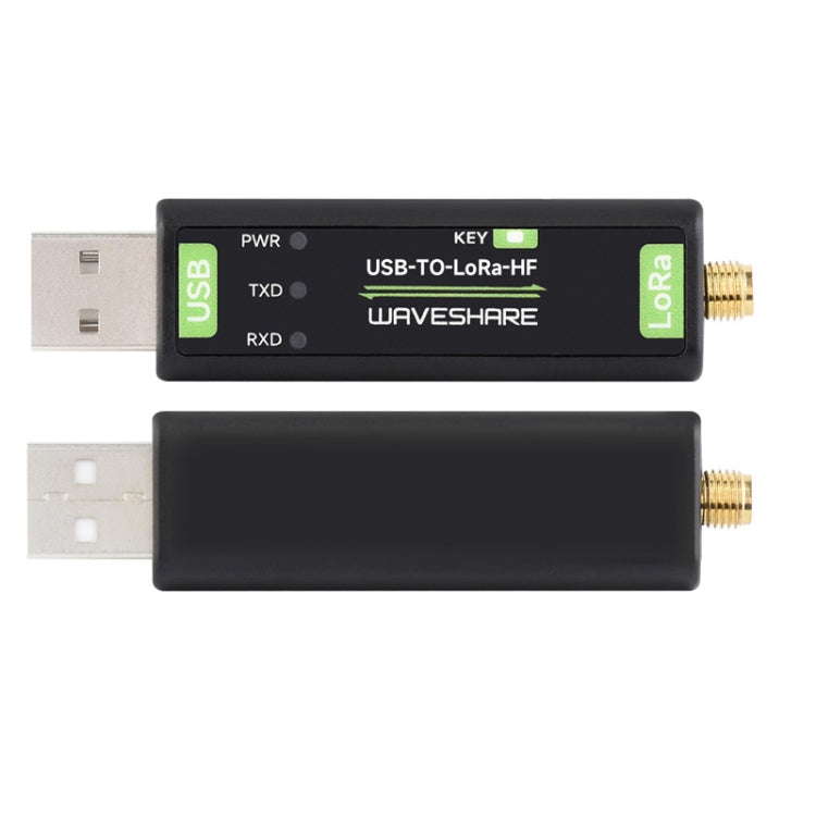 2pcs Waveshare 24515 USB To LoRa Data Transfer Module Based On SX1262 HF Version Using TCXO Crystal Oscillator