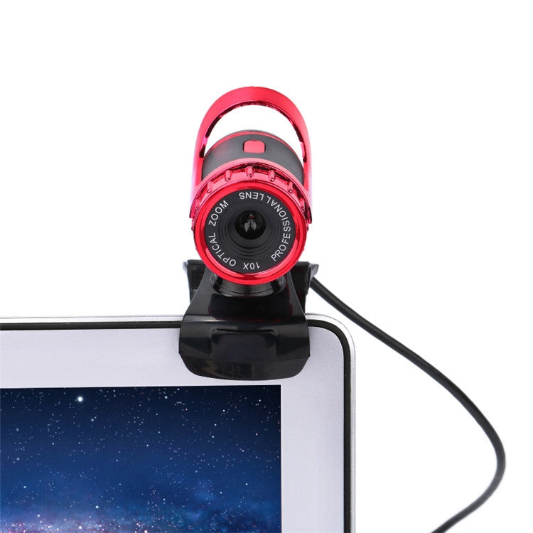 HXSJ A859 480P Computer Network Course Camera Video USB Camera Built-in Sound-absorbing Microphone(No Camera Function Red) - free shipping - PMC Jewellery - Order now!